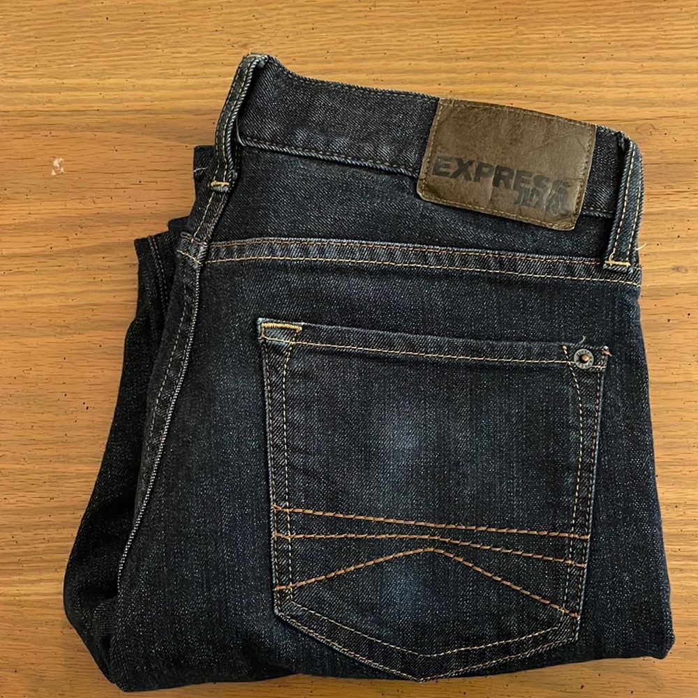 Express Rocco Slim Fit Straight Leg 30x30 Jeans